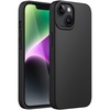 image:imageJETech Silicone Case for iPhone 14 Plus Black  Silky Soft Touch Shockproof Protection Scratch Resistant Microfiber LiningBlack