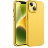 image:imageJETech Silicone Case for iPhone 14 Plus Black  Silky Soft Touch Shockproof Protection Scratch Resistant Microfiber LiningYellow