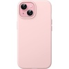 image:imageJETech Silicone Case for iPhone 15 Plus Black  Silky Soft Touch Shockproof Protection Scratch Resistant Microfiber LiningPink
