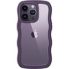 image:imageJETech Wavy Case for iPhone 14 Pro Deep Purple  Cute Wavy Design Shockproof Protection Hard Clear PC Back Comfortable GripDeep Purple
