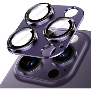 image:imageJETech Camera Lens Protector for iPhone 14 Pro14 Pro Max Deep Purple  FullCoverage 9H Tempered Glass Matte Metal Finish CaseFriendly HD ClearDeep Purple