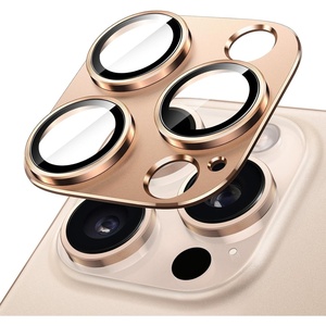 image:imageJETech Camera Lens Protector for iPhone 14 Pro14 Pro Max Deep Purple  FullCoverage 9H Tempered Glass Matte Metal Finish CaseFriendly HD ClearDesert Titanium
