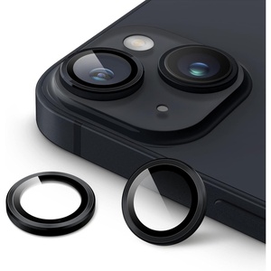 image:imageJETech Camera Lens Protector for iPhone 1414 Plus Midnight 1 Set  9H Tempered Glass Metal Individual Ring Cover HD ClearMidnight