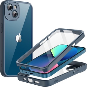 image:imageJETech Case for iPhone 13 360 Protection Black  Builtin Screen Protector AntiScratch 360 Degree Full Body RuggedNavy
