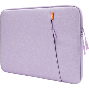 image:imageJETech Laptop Sleeve for 14Inch Devices Dark Grey  For MacBook Neo A18 Pro 14 Mac AirPro MacBook Pro M5M1 20262021 WaterResistant ShockAbsorbing Storage PocketLight Purple