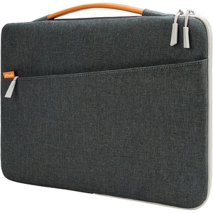image:imageJETech Laptop Sleeve for 14Inch Devices Dark Grey  For MacBook Neo A18 Pro 14 MacBook Pro M5M1 20262020 WaterResistant Portable Handle ShockAbsorbing PaddingDark Grey