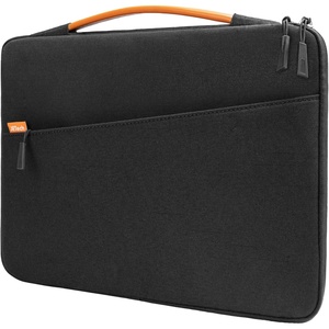 image:imageJETech Laptop Sleeve for 14Inch Devices Dark Grey  For MacBook Neo A18 Pro 14 MacBook Pro M5M1 20262020 WaterResistant Portable Handle ShockAbsorbing PaddingBlack