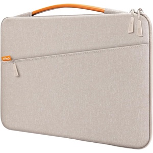 image:imageJETech Laptop Sleeve for 14Inch Devices Dark Grey  For MacBook Neo A18 Pro 14 MacBook Pro M5M1 20262020 WaterResistant Portable Handle ShockAbsorbing PaddingStarlight