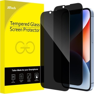 image:imageJETech Privacy Screen Protector for iPhone 14 Plus 2Pack  FullCoverage Tempered Glass EdgetoEdge Protection AntiSpy CaseFriendly HD CleariPhone 14 Plus