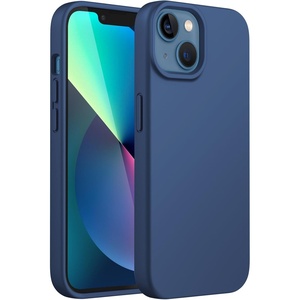 image:imageJETech Silicone Case for iPhone 13 Black  Silky Soft Touch Shockproof Protection Scratch Resistant Microfiber LiningCobalt Blue