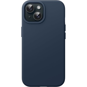 image:imageJETech Silicone Case for iPhone 15 Plus Black  Silky Soft Touch Shockproof Protection Scratch Resistant Microfiber LiningNavy