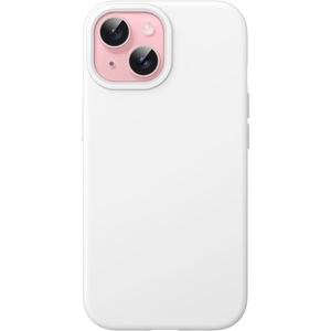 image:imageJETech Silicone Case for iPhone 15 Plus Black  Silky Soft Touch Shockproof Protection Scratch Resistant Microfiber LiningWhite