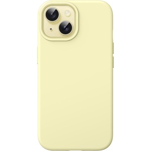 image:imageJETech Silicone Case for iPhone 15 Plus Black  Silky Soft Touch Shockproof Protection Scratch Resistant Microfiber LiningYellow