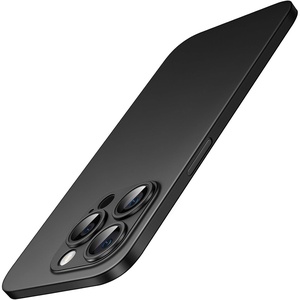 image:imageJETech Ultra Slim Case for iPhone 14 Pro Max Black  Camera Lens Protection Lightweight Matte Finish Minimalist Hard PP Material Cover Supports Wireless ChargingBlack