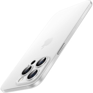 image:imageJETech Ultra Slim Case for iPhone 14 Pro Max Black  Camera Lens Protection Lightweight Matte Finish Minimalist Hard PP Material Cover Supports Wireless ChargingFrosted Clear