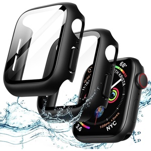 image:imageJETech Waterproof Case for Apple Watch Series 1110 46mm Black  with Screen Protector Builtin Tempered Glass Film Hard PC Protection High Touch SensitivityBlack