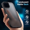image:imageJETech 3 in 1 Matte Case for iPhone 15 Black  2 Tempered Glass Screen Protectors Translucent Frosted Phone CoverBlack