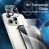 image:imageJETech 5 in 1 Case for iPhone 15 Pro AntiYellowing Clear  2 Tempered Glass Screen Protectors 2 Camera Lens Protectors Shockproof Bumper Phone CoverClear
