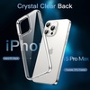 image:imageJETech 5 in 1 Case for iPhone 15 Pro Max AntiYellowing Clear  2 Tempered Glass Screen Protectors 2 Camera Lens Protectors Shockproof Bumper Phone CoverClear