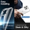 image:imageJETech 5 in 1 Case for iPhone 16 Pro Max AntiYellowing Clear  2 Tempered Glass Screen Protectors 2 Camera Lens Protectors Shockproof Bumper Phone CoverClear