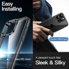 image:imageJETech 5 in 1 Case for iPhone 16 Pro Max AntiYellowing Clear  2 Tempered Glass Screen Protectors 2 Camera Lens Protectors Shockproof Bumper Phone CoverBlack