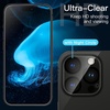 image:imageJETech 5 in 1 Matte Case for iPhone 15 Pro Max Black  2 Tempered Glass Screen Protectors 2 Camera Lens Protectors Translucent Back Protective Phone CoverBlack