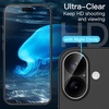 image:imageJETech 5 in 1 Matte Case for iPhone 16 Black  2 Tempered Glass Screen Protectors 2 Camera Lens Protectors Translucent Back Protective Phone CoverDark Green
