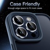 image:imageJETech Camera Lens Protector for iPhone 15 Pro15 Pro Max Space Black  9H Tempered Glass Metal Individual Ring Cover HD ClearBlue