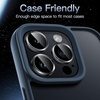 image:imageJETech Camera Lens Protector for iPhone 15 Pro15 Pro Max Space Black  9H Tempered Glass Metal Individual Ring Cover HD ClearSpace Black