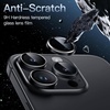 image:imageJETech Camera Lens Protector for iPhone 15 Pro15 Pro Max Space Black  9H Tempered Glass Metal Individual Ring Cover HD ClearSpace Black