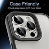 image:imageJETech Camera Lens Protector for iPhone 15 Pro15 Pro Max Space Black  9H Tempered Glass Metal Individual Ring Cover HD ClearWhite