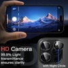 image:imageJETech Camera Lens Protector for iPhone 1515 Plus BlackRed 1 Set  9H Tempered Glass Metal Individual Ring Cover TwoTone Easy Installation Tray HD CleariPhone 16 Pro16 Pro Max
