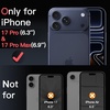 image:imageJETech Camera Lens Protector for iPhone 1515 Plus BlackRed 1 Set  9H Tempered Glass Metal Individual Ring Cover TwoTone Easy Installation Tray HD CleariPhone 17 Pro17 Pro Max