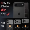 image:imageJETech Camera Lens Protector for iPhone 1515 Plus BlackRed 1 Set  9H Tempered Glass Metal Individual Ring Cover TwoTone Easy Installation Tray HD CleariPhone Air