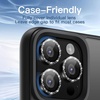 image:imageJETech Camera Lens Protector for iPhone 16 Pro16 Pro Max Desert Titanium  Bling Glitter Individual 9H Tempered Glass Metal Ring Cover HD ClearBlack