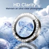 image:imageJETech Camera Lens Protector for iPhone 16 Pro16 Pro Max Desert Titanium  Bling Glitter Individual 9H Tempered Glass Metal Ring Cover HD ClearNatural Titanium