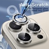 image:imageJETech Camera Lens Protector for iPhone 16 Pro16 Pro Max Desert Titanium  Bling Glitter Individual 9H Tempered Glass Metal Ring Cover HD ClearNatural Titanium