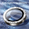image:imageJETech Camera Lens Protector for iPhone 16 Pro16 Pro Max Desert Titanium  Bling Glitter Individual 9H Tempered Glass Metal Ring Cover HD ClearNatural Titanium