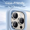image:imageJETech Camera Lens Protector for iPhone 16 Pro16 Pro Max Desert Titanium  Bling Glitter Individual 9H Tempered Glass Metal Ring Cover HD ClearNatural Titanium