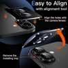 image:imageJETech Camera Lens Protector for iPhone 1616 Plus Black 1 Set  9H Tempered Glass 11 Invisible Fit Metal Individual Ring Cover Easy Installation Tray HD ClearBlack