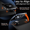 image:imageJETech Camera Lens Protector for iPhone 1616 Plus Black 1 Set  9H Tempered Glass Metal Individual Ring Cover HD ClearBlack