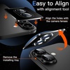 image:imageJETech Camera Lens Protector for iPhone 1616 Plus Black 1 Set  9H Tempered Glass Metal Individual Ring Cover HD ClearBlack