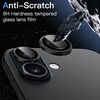 image:imageJETech Camera Lens Protector for iPhone 1616 Plus Black 1 Set  9H Tempered Glass Metal Individual Ring Cover HD ClearBlack
