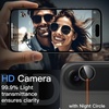 image:imageJETech Camera Lens Protector for iPhone 1616 Plus Black 1 Set  9H Tempered Glass Metal Individual Ring Cover HD ClearBlack