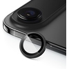 image:imageJETech Camera Lens Protector for iPhone 1616 Plus Black 1 Set  9H Tempered Glass Metal Individual Ring Cover HD ClearBlack