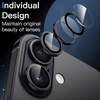 image:imageJETech Camera Lens Protector for iPhone 1616 Plus Black 1 Set  9H Tempered Glass Metal Individual Ring Cover HD ClearBlack