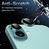 image:imageJETech Camera Lens Protector for iPhone 1616 Plus Black 1 Set  9H Tempered Glass Metal Individual Ring Cover HD ClearTeal
