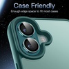 image:imageJETech Camera Lens Protector for iPhone 1616 Plus Black 1 Set  9H Tempered Glass Metal Individual Ring Cover HD ClearTeal