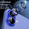 image:imageJETech Camera Lens Protector for iPhone 1616 Plus Black 1 Set  9H Tempered Glass Metal Individual Ring Cover HD ClearUltramarine