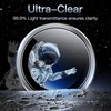 image:imageJETech Camera Lens Protector for iPhone 1616 Plus Black 1 Set  9H Tempered Glass Metal Individual Ring Cover HD ClearWhite